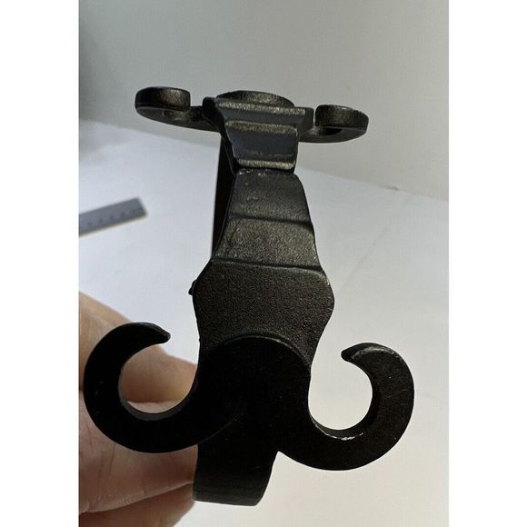 Vintage Aries Zodiac Hinged Black Metal Braclet - Picture 2 of 8